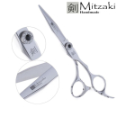 Mitzaki-YANAMI 5.5 ZOLL oder 6.0 ZOLL" , Ein Alleskönner in 440C Japan-PREMIUMSTAHL, schwarzer Schmuckstein in Swarovskifassung als Einstellschraube,inclusive Lederetui und Pflegemittel